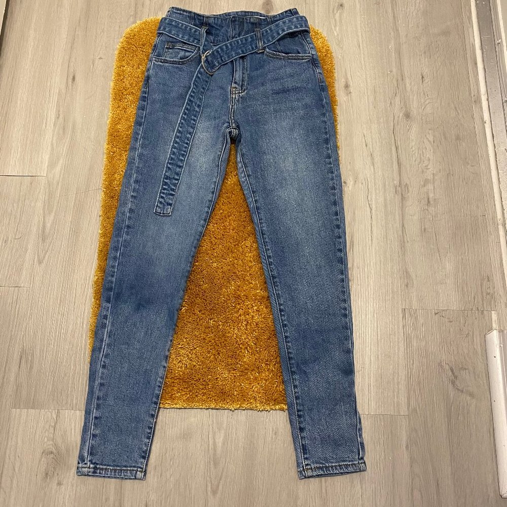 I&M Black Label High-Rise Pant Denim Belt